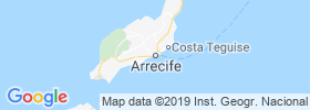 Arrecife map